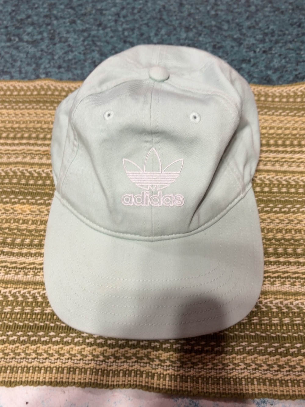 adidas Mint Green Trefoil Cap